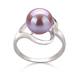 Sadie Lavender 9-10mm AAA Freshwater Sterling Silver Pearl Ring