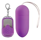 Shots Toys - 10 Speed Wireless Control Vibrating Egg - Vibro Ei mit Fernbedienung - Purple / Violett - ca. 8 cm x ca. 3,5 cm