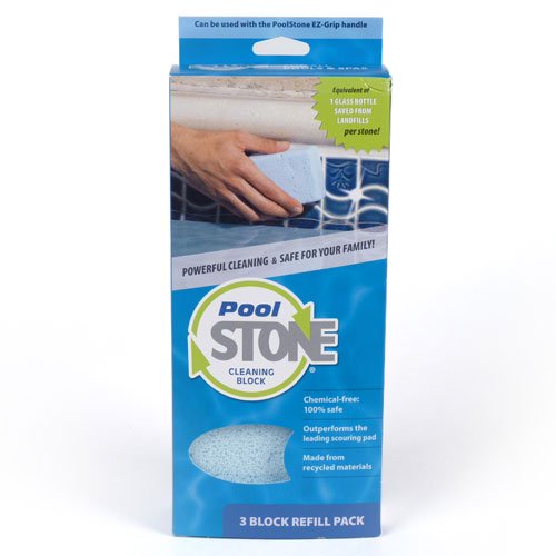 PoolStone Pool and Spa Cleaning Block, 3Pack
