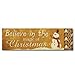 Adeco Decorative Christmas Wood Wall Sign Plaque 