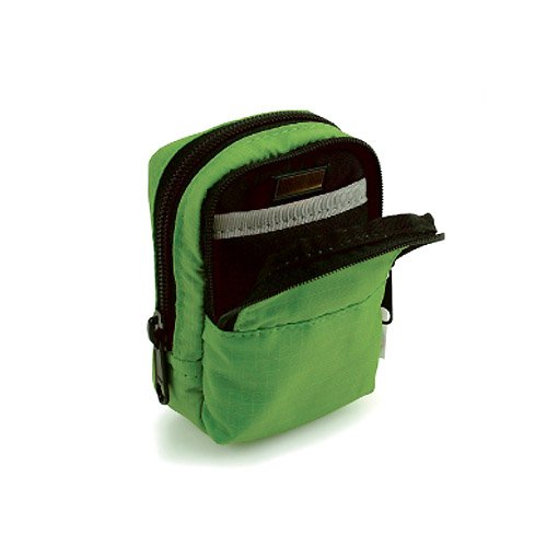 Nikon Coolpix L16 Digital Camera CaseCrown Compact Padded Back Front Pocket GREEN Case