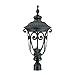 Acclaim 2127BK Naples Collection 3-Light Post Mount Outdoor Light Fixture, Matte Black