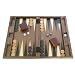 19 in. Wood Backgammon Set - Walnut Inlay