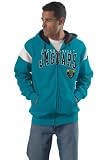 Jacksonville Jaguars NFL Color Block Full Zip Hoodie (XL)