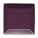 Waechtersbach Large Rimmed Square Plate, Set of 2, Plum