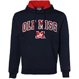 NCAA Mississippi Rebels Navy Blue Automatic Hoody Sweatshirt