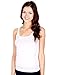 Bride Rhinestone Longer Length Tank (Medium, White)