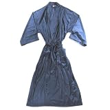 Knothe - Mens Nylon Robe, Navy