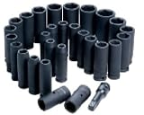 Advanced Tool Design Model  ATD-4901  29 Piece 1/2 Drive Deep SAE and Metric Impact Socket Set