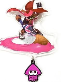 スプラトゥーン ガール(パブロ) イカす ラバーつき アクリルキーホルダー
