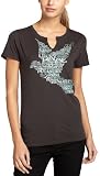 Lucky Women's Dove Word Collage Tee,Ozone Red,X-Small