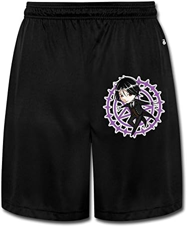 Men's Sebaschibi Kuroshitsuji Shorts Sweatpants Black