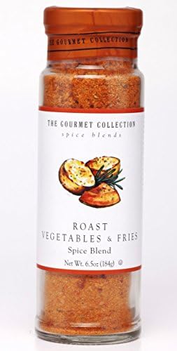 Roast Vegetables and Fries Spice Blend - The Gourmet Collection 5.9 Oz Bottle - Quality Rub, Seasoning Blend and Herbs. Australian Cuisine, All Natural and Organic, Salt, Onion, Paprika, Red Bell Pepper, Sugar, Mustard Powder, Garlic, Soy Bean, Celery Seed, Black Pepper, Coriander, Oregano, Cumin, Sage. Australia's finest spice makers have done it again! Excellent on all your favorite Veggies and French Fries!