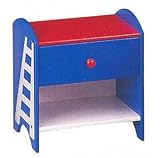 Fire Engine Nightstand with Drawer
