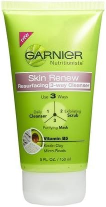 Garnier Nutritioniste Skin Renew 3-Way Cleanser-5 oz