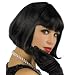 Schwarze Kurzhaar-Per�cke f�r Damen