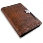 Creekside Maple Tree Embossed Leather Writing Journal, 6 x 9-inch, refillable