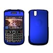Premium Blue Rubberized Snap-On Cover Hard Case Cell Phone Protector for Blackberry Bold 9650 [Accessory Export Brand Packaging]