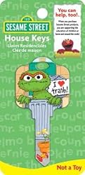Sesame Street Oscar the Grouch Schlage SC1 House Key