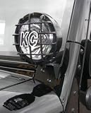 KC Hilites 7316 Windshield Light Mount Black for 2007 Jeep Wrangler JK (pr)