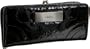 Calvin Klein Patent Padding Continental Wallet,Black,one size