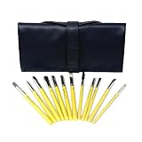 Eye Essential 12 Piece Antibacterial Makeup Brush Set - Studio Line