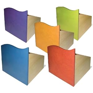 Room Magic Storage Boxes, Set Of 5, Primary by Room Magic