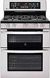 LG LDG3017ST 30 Freestanding Gas Double Oven Range 5 Sealed Burners, Blue Interior