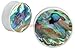 Buffalo Bone & Natural Abalone ORGANIC Plugs 10mm - 00g