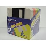 KHypermedia 3.5 - Inch 1.44 MB PC-Formatted Diskettes Rainbow, 25-Pack (Discontinued by Manufacturer)