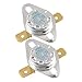 2 Pcs 220C NC Temperature Switch Ceramic Thermostat KSD301