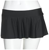 Speedo Women's Aquatic Resort Lycra Solid Flare Skirt Swimsuit Bottom