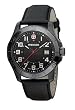 Wenger Men's 70475 Alpine Black PVD Black Rubber Strap Watch