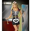 Anna Rexia - No Bones About It! This Dress Will Spark Some Conversations! (Bones are cream color not white as shown)