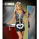 Anna Rexia - No Bones About It! This Dress Will Spark Some Conversations! (Bones are cream color not white as shown)
