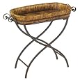 Dakota Weave Standing Tray in Natural Parchment