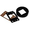 Raid HP 526399 Sportluftfilter L-Jetronic Adapter rund auf eckig 56 x 56 mm f�r universale Luftfilter