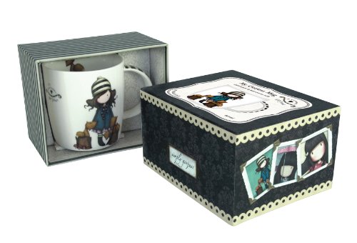 Santoro Gorjuss Bone China Boxed Coffee Tea Mug, The Foxes
