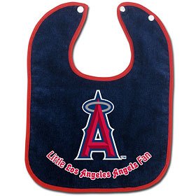Los Angeles Angels 2-Tone Snap Baby Bib