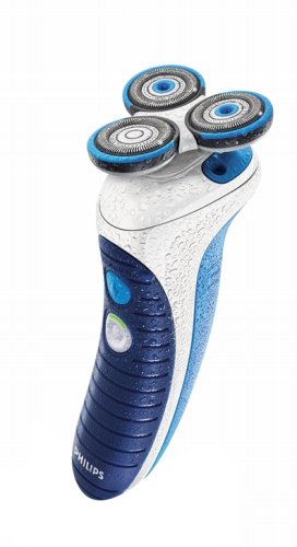 PHILIPS Moisturizing shaving system[防水・ニベアフォーメントライアルローション付き] ニベアフォーメンブルー HS8020