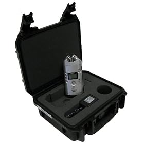 SKB Custom Fit Waterproof Equipment Case for Zoom H4 Stereo 4-Track Digital Recorder