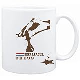 New " Beer League : Chess - Drunk's Tee " Mug Sports