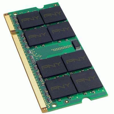 PNY Optima 2 GB DDR2 800 MHz PC26400 Notebook/Laptop SODIMM Memory Module MN2048SD2-800
