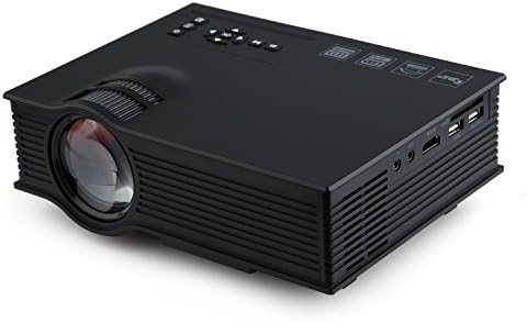 UC40+ Plus 800 Lumens WiFi Wireless Full Color 130" Image Pro Mini Portable LCD LED Home Theater Cinema Game Projector