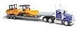 Kenworth W900 Construction Truck w/ Road Roller