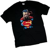Red-Eye Gaze -- Superman Adult T-Shirt