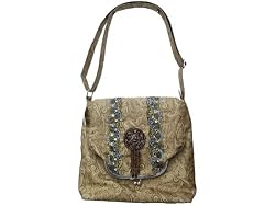 10101 olive green Beaded Sequined Handmade hobo handbag Bag purse with shoulder cross body strap bag