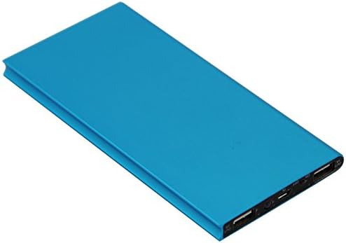 Blue 20000mAh Thin Portable Power Bank External Battery Charger for digital devices iPad iPhone Samsung HTC