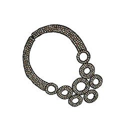 Spinning Disks Metal Studded Neckpiece (I Goth You)