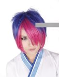 Cool2day Red Mixed Blue Costume Panty Stocking Stocking Male Boy Cosplay Party Wig jf010314